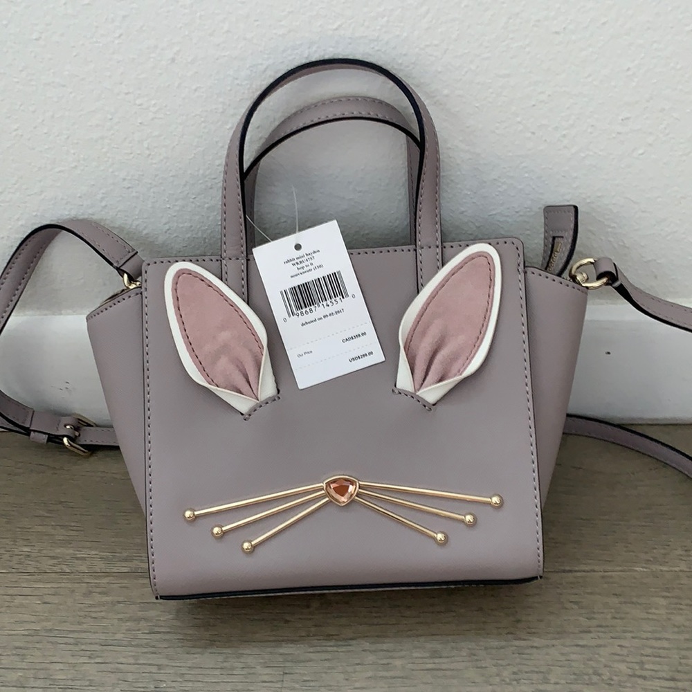 kate spade hop to it rabbit mini hayden purse
